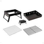 churrasqueira portátil mu ferro 35x27 preto e-bi