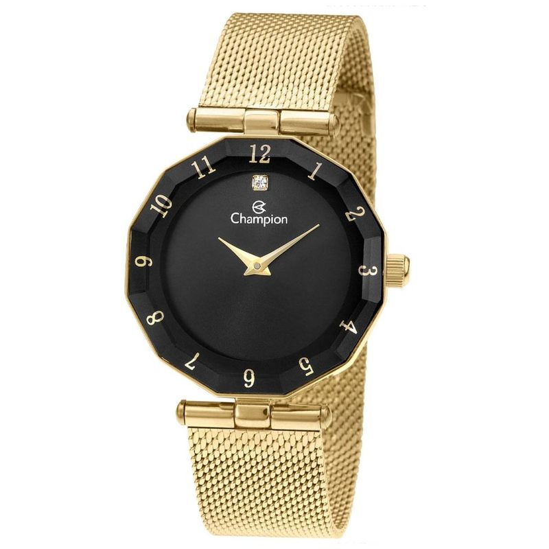 relógio feminino champion dourado cn24502u