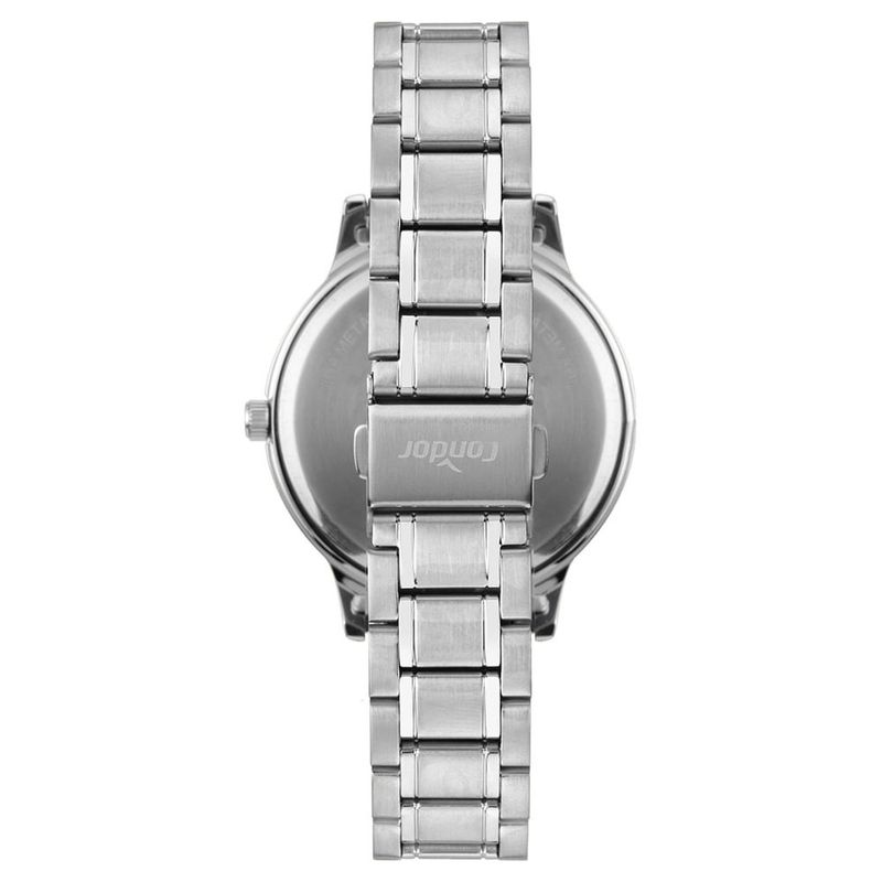 relógio masculino condor prata co2035obj/4k