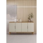 buffet linea 4 portas évora jequetiba com off white