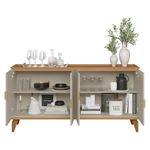 buffet linea 4 portas évora jequetiba com off white