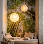 papel de parede kennedy floresta 270x194cm (mp)