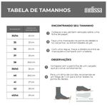 kit sandália feminina n° 34 melissa rasteira essential cross slide + bolsa ultra bag bordô (mp)