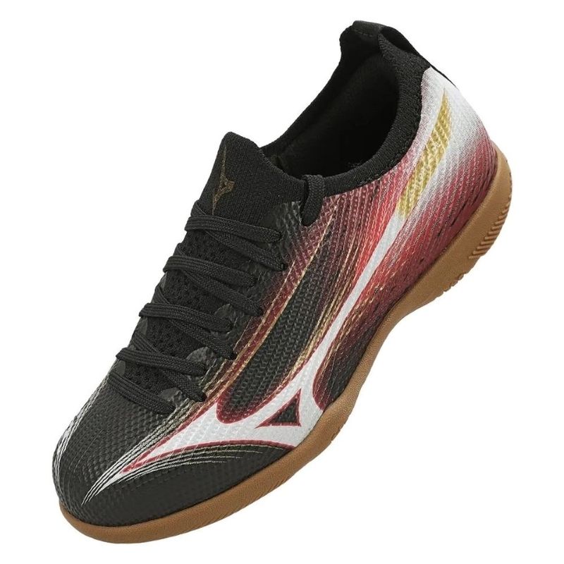 Chuteira Futsal n°41 Mizuno Alpha Club IN Preto