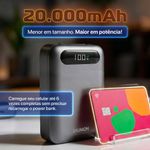 powerbank 20000mah cinza t197lf e-bi