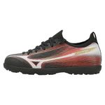 chuteira society n° 42 mizuno alpha club as preto branco vermelho (mp)