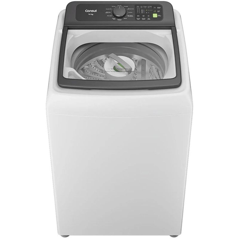 lavadora consul 14kg com modo eco branco cwn14abana