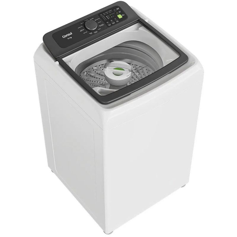 lavadora consul 14kg com modo eco branco cwn14abana