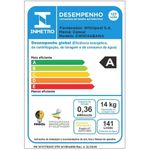 lavadora consul 14kg com modo eco branco cwn14abana