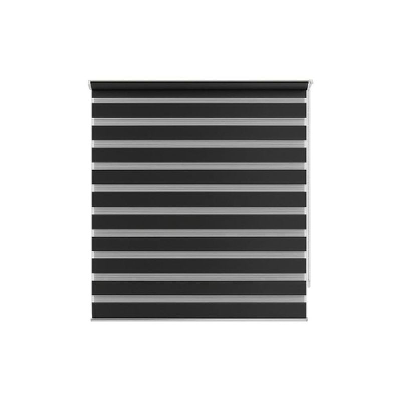 persiana rolo duplo evolux 140x160cm preto (mp)