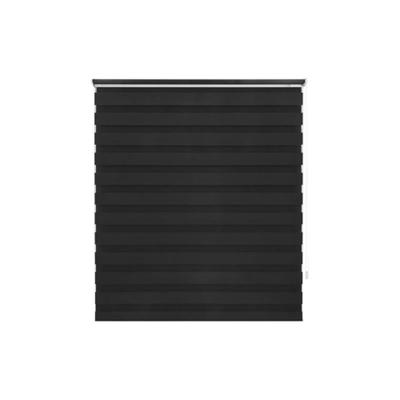 persiana rolo duplo evolux 140x160cm preto (mp)