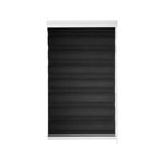 persiana rolo duplo evolux 120x160cm preto (mp)