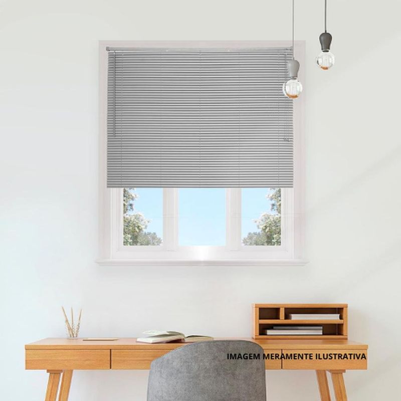 persiana evolux pvc 120x160cm chumbo (mp)