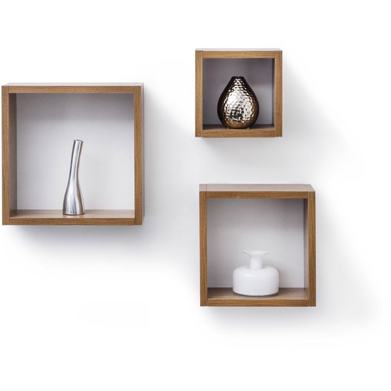 kit nichos 3 peças bemfixa selo fsc mel 9828