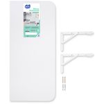 mesa dobrável e kit para fixação bem fixa selo fsc 80x41cm branco 9788