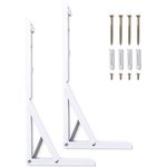 suporte dobrável para mesa pequeno bemfixa branco 6260