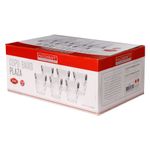 jogo de copos hauskraft 06 peças plaza 275ml cpbx069