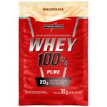 whey 100% integralmedica sabor baunilha 30g