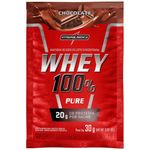 whey 100% integralmedica sabor chocolate 30g