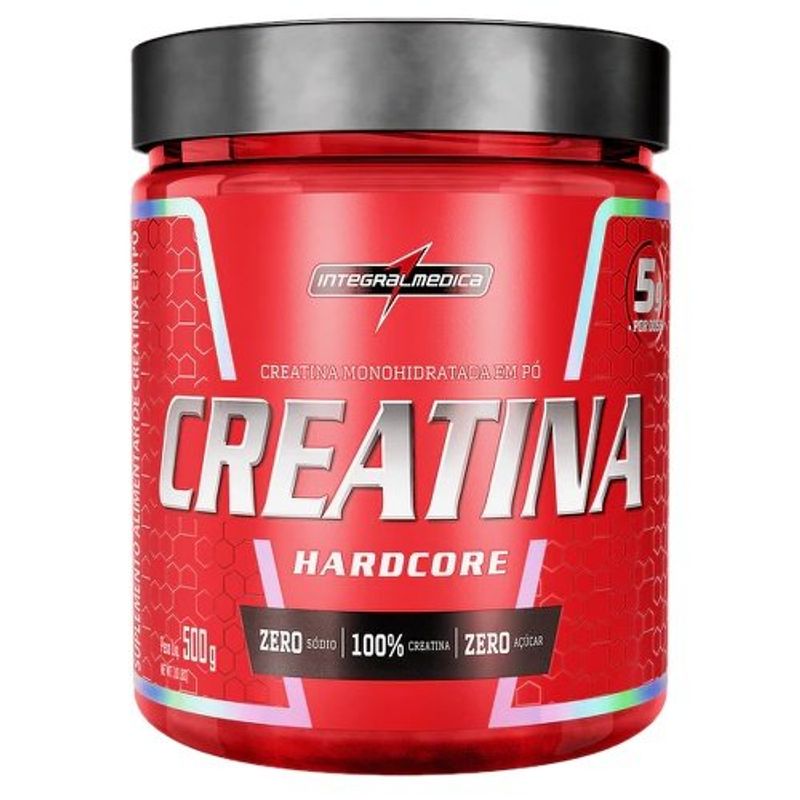 creatina monohidratada integralmédica hardcore 500g