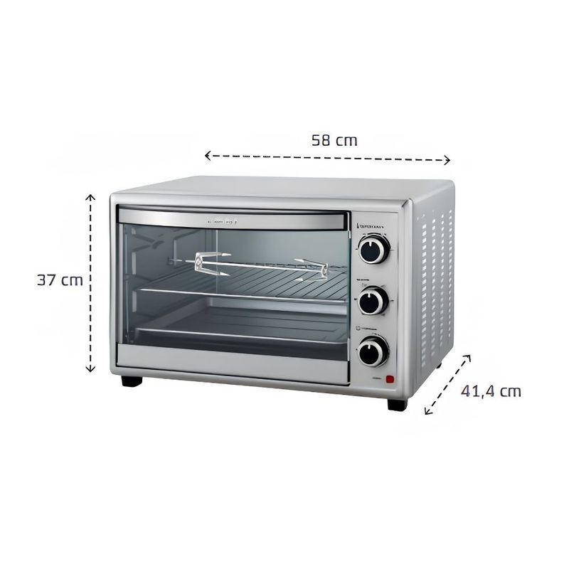 forno elétrico best plus 50l 127v inox 3676 (mp)