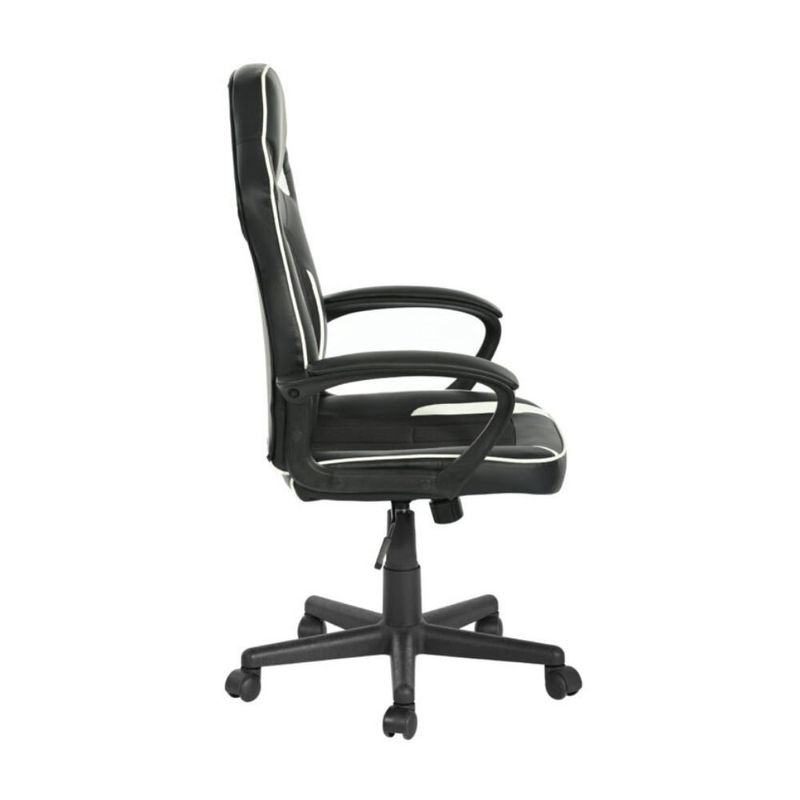cadeira gamer best preto e branco by-6906 (mp)