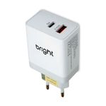 carregador ultra rápido bright usb-c 36w (mp)