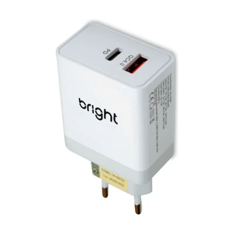 carregador ultra rápido bright usb-c 36w (mp)
