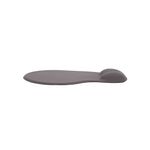 mousepad bright com apoio de pulso em gel cinza escuro 0308 (mp)