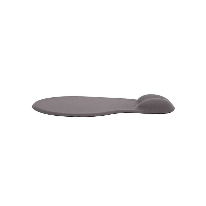 mousepad bright com apoio de pulso em gel cinza escuro 0308 (mp)