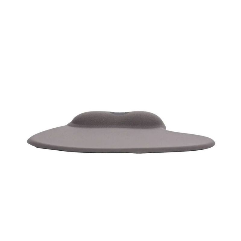 mousepad bright com apoio de pulso em gel cinza escuro 0308 (mp)