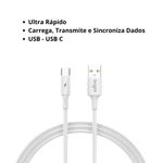 cabo usb tipo-c bright 2a 1 metro branco cb002 (mp)