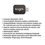 adaptador automotivo bright sem fio ac600 (mp)