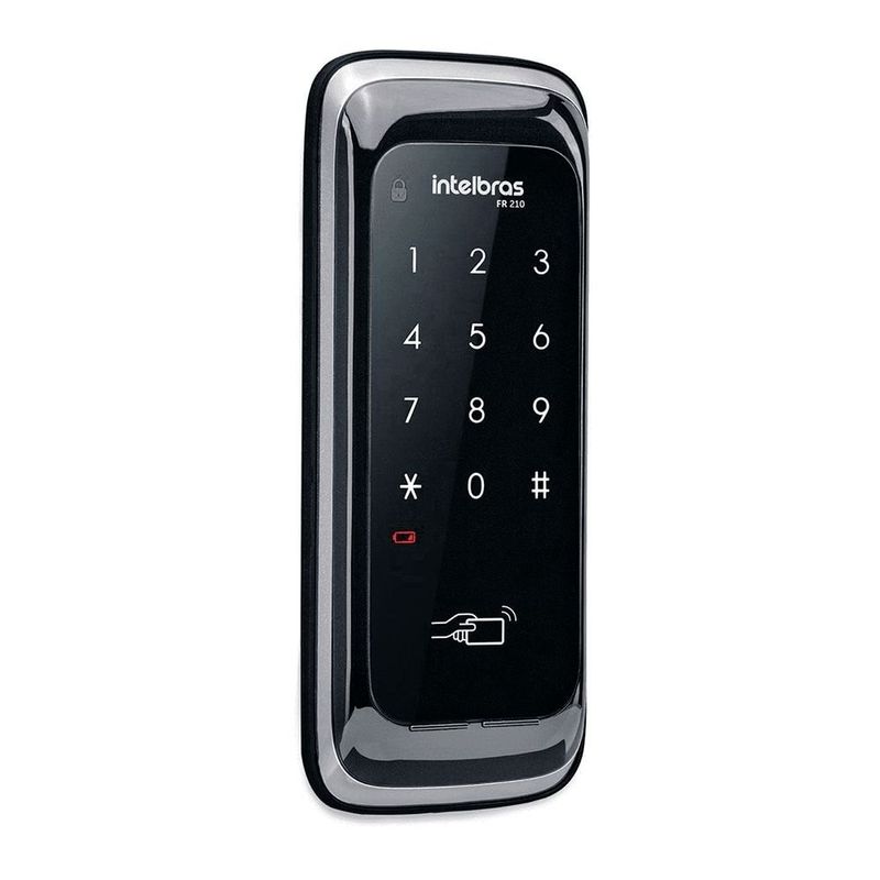 fechadura digital intelbras para porta de correr de sobrepor fr210 (mp)