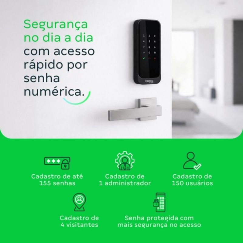 fechadura digital intelbras de sobrepor fd 1000d (mp)