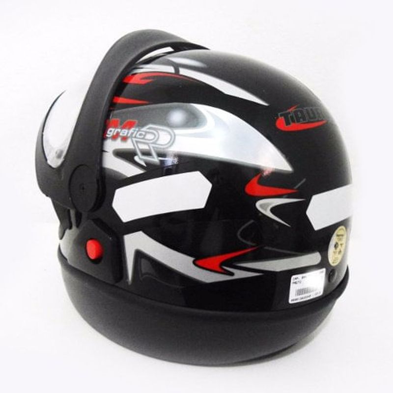 capacete taurus moto san marino 60 preto