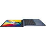 notebook asus vivobook intel core i3 128gb ssd 8gb ram tela fhd 14" windows 11 home azul x1404va-v14.i38128 as-b