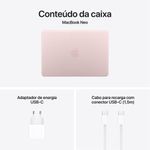 apple macbook neo a18 pro 256gb 8gb ram tela 13.6" blush as-bi