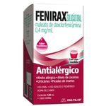 fenirax maleato de dexclorfeniramina 0,4mg/ml solução oral 120 ml multilab