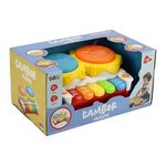 piano tambor bbr toys com som e luz para bebês r3320 (mp)