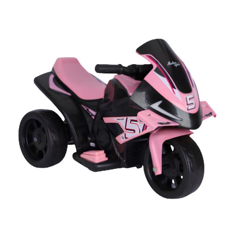 moto infantil bang toys flash kids 6v rosa 2213101 (mp)
