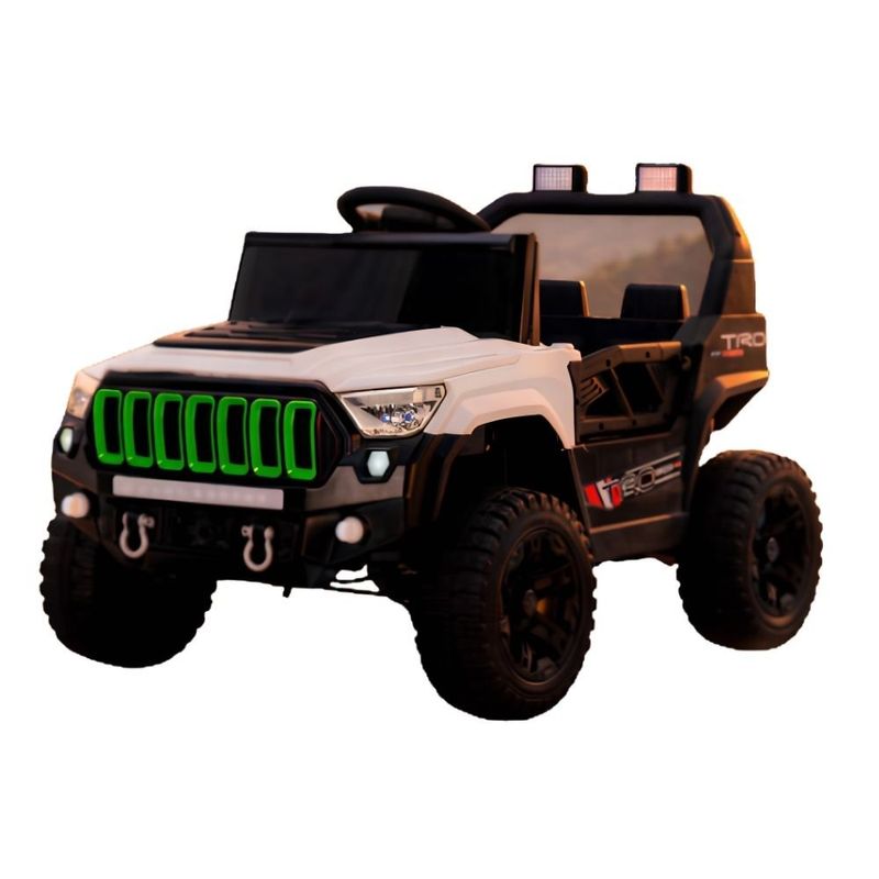carro jipe bang toys titan xr 12v branco 2402 (mp)