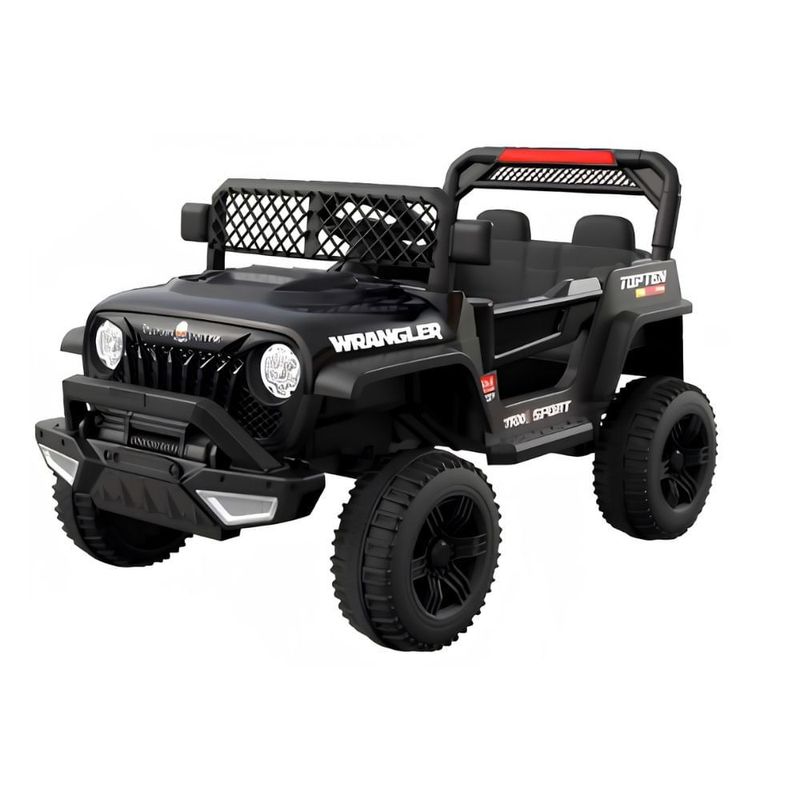 carro jipe bang toys adventure 12v preto 2455 (mp)