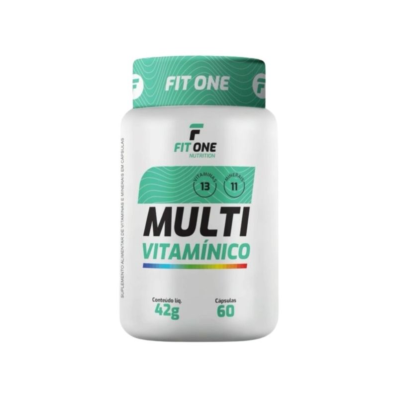 multivitamínico fit one nutrition 60 cápsulas (mp)