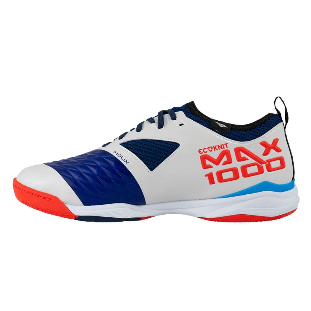 Chuteira Futsal n°39 Penalty Max 1000 Vermelho e Azul