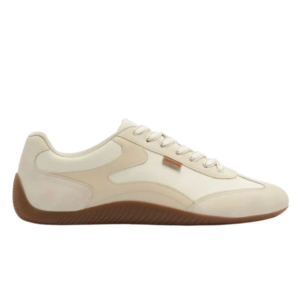 Tênis Casual Feminino n°34 Anacapri V-6 Branco e Bege