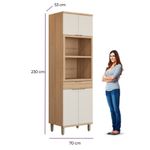 kit forno 4 portas baumon manaós off white 810015115