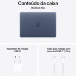 apple macbook neo a18 pro 256gb tela 13" azul indigo as-bi