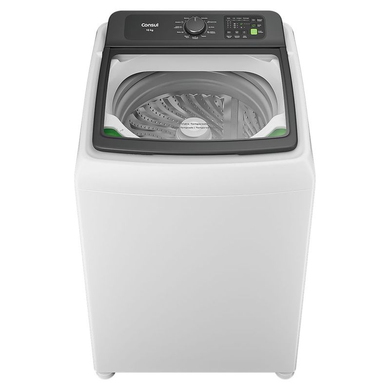 máquina de lavar 16kg consul com modo eco branco cwn16abana