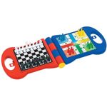 jogo de tabuleiro polibrinq com 8 jogos clássicos pb547